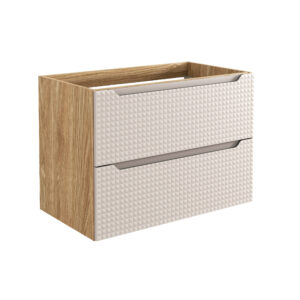 Comad Koupelnová skříňka pod umyvadlo Luxor Beige 80 béžová/dub olejovaný