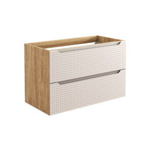 Comad Koupelnová skříňka pod umyvadlo Luxor Beige 90 béžová/dub olejovaný