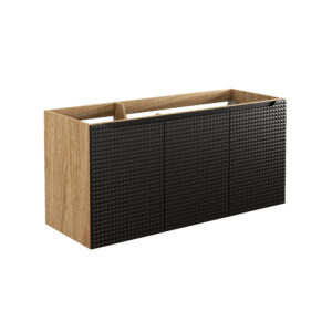 Comad Koupelnová skříňka pod umyvadlo Luxor Black 120 černá/dub olejovaný