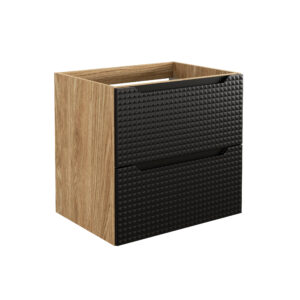 Comad Koupelnová skříňka pod umyvadlo Luxor Black 60 černá/dub olejovaný