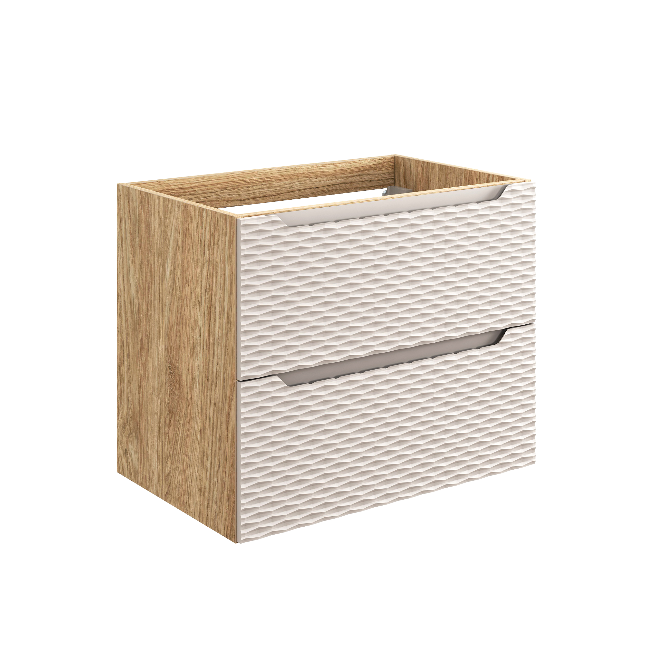 Comad Koupelnová skříňka pod umyvadlo Ocean Beige 70 béžová/dub olejovaný