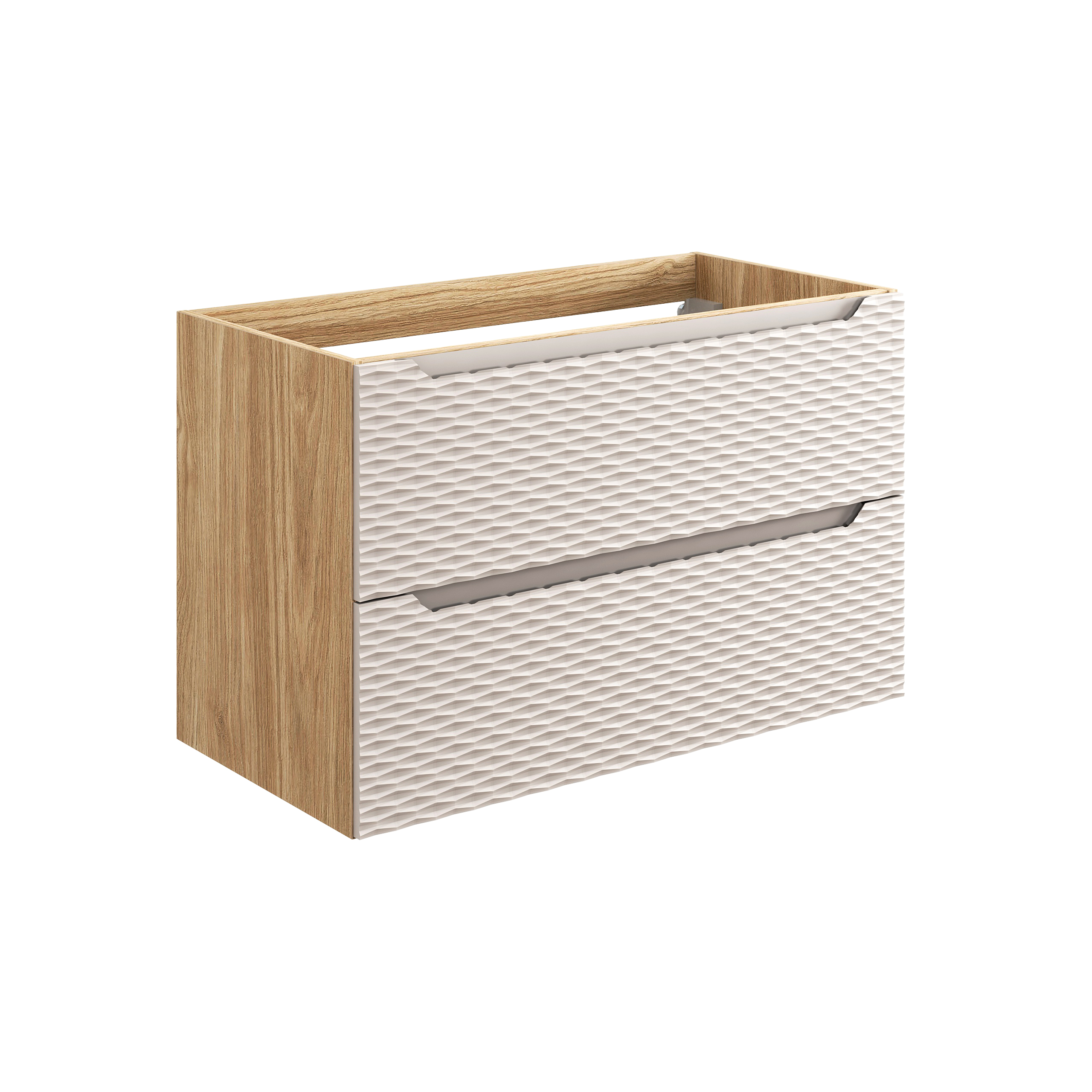 Comad Koupelnová skříňka pod umyvadlo Ocean Beige 90 béžová/dub olejovaný