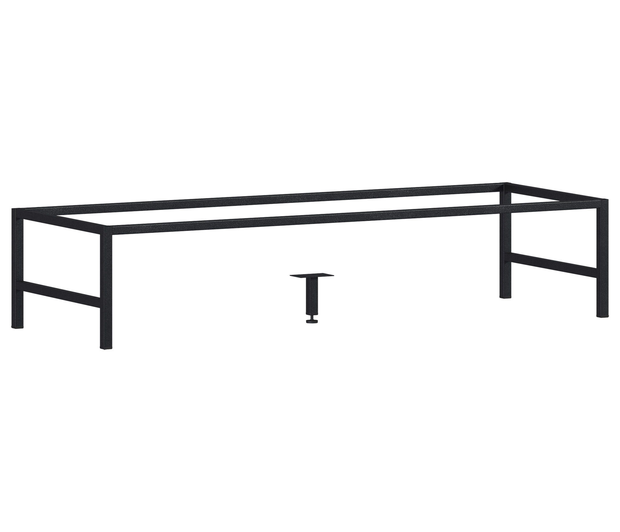 Comad Nábytkové nožičky pro skříňky Monako Grey Oak 140 černá