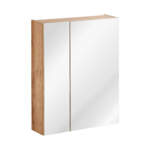Comad Zrcadlová skříňka bez osvětlení Capri Oak 60 dub zlatý craft