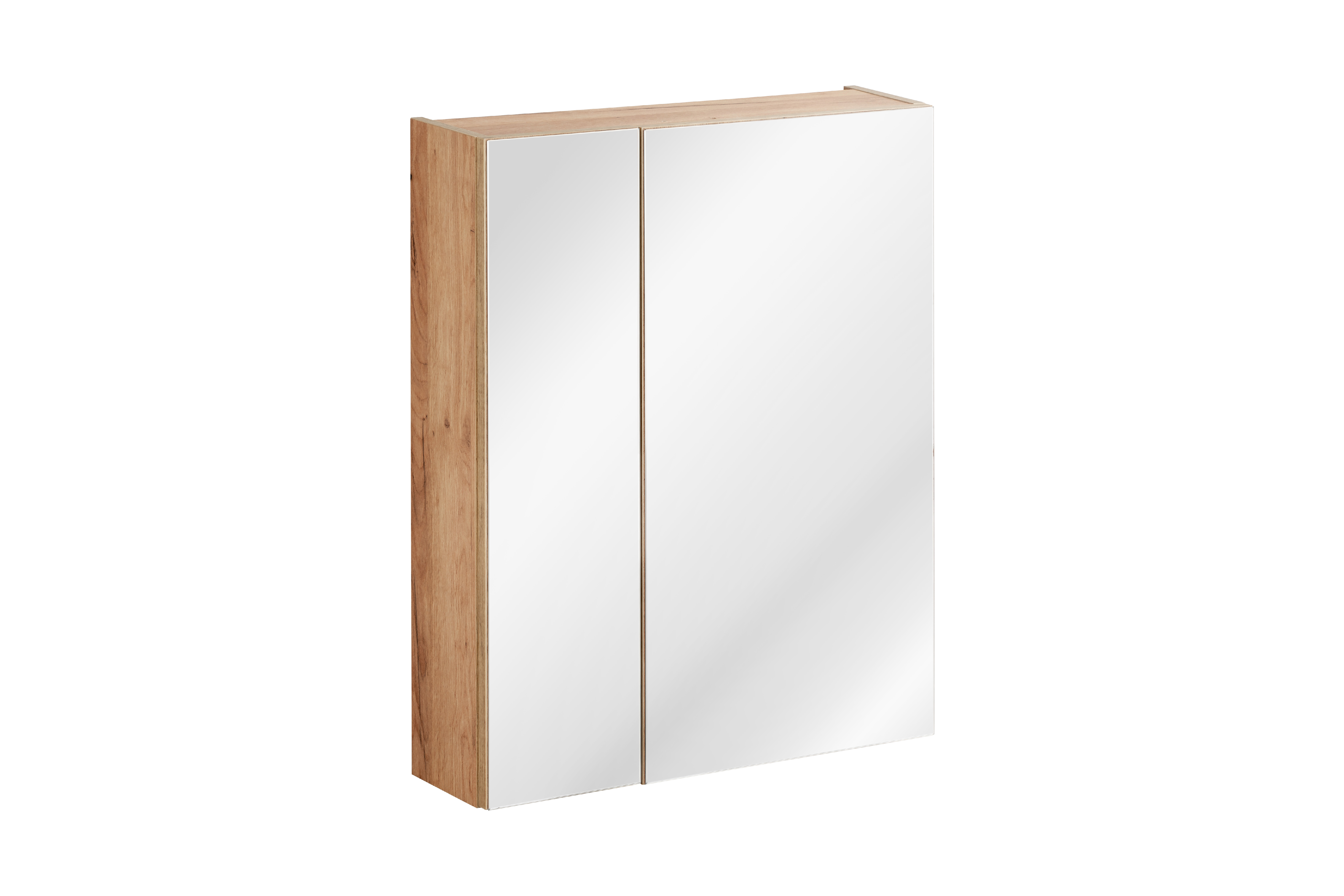Comad Zrcadlová skříňka bez osvětlení Capri Oak 60 dub zlatý craft