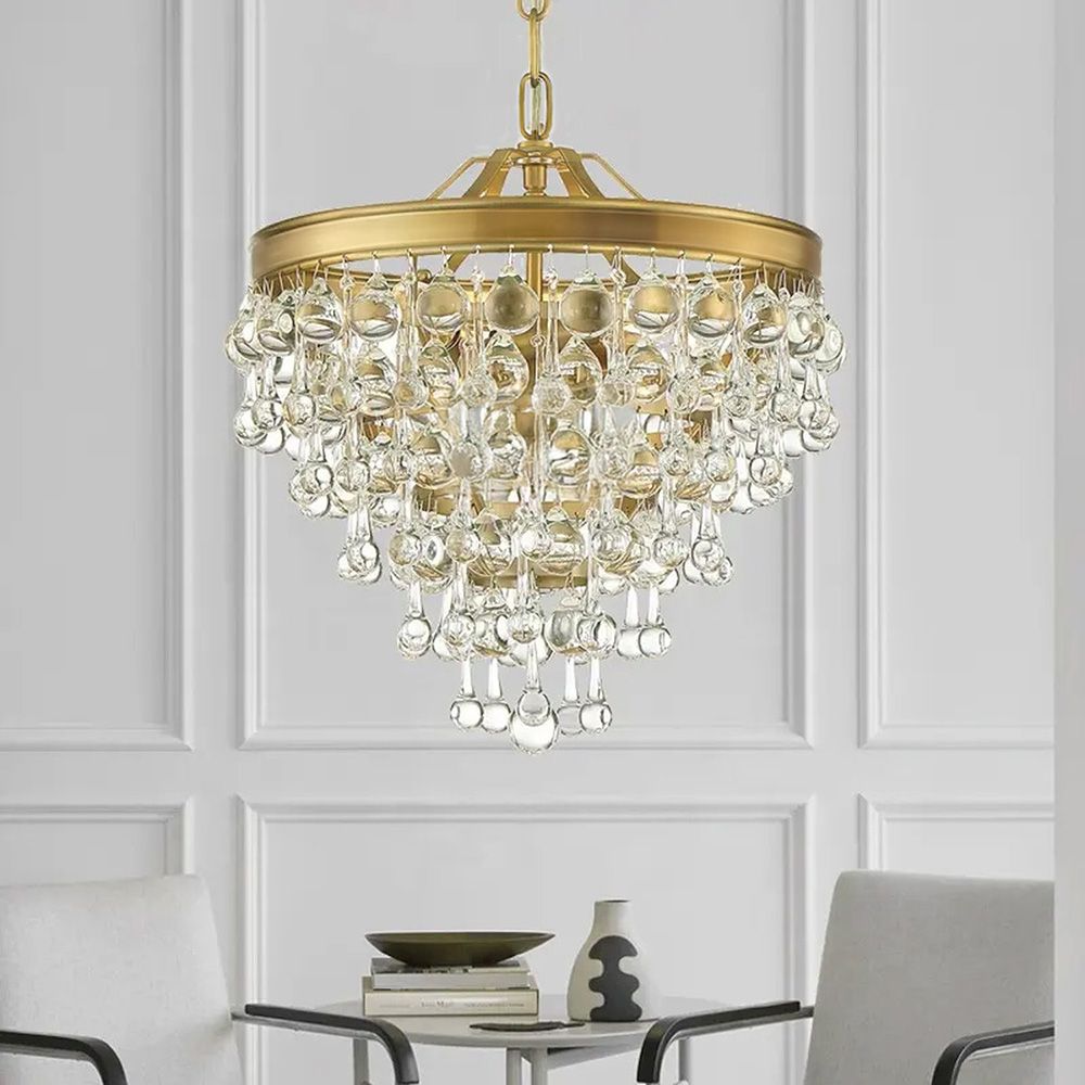 Toolight Designové osvětlení Crystal APP1621-3CP Gold - Obrázek 2