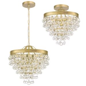 Toolight Designové osvětlení Crystal APP1621-3CP Gold