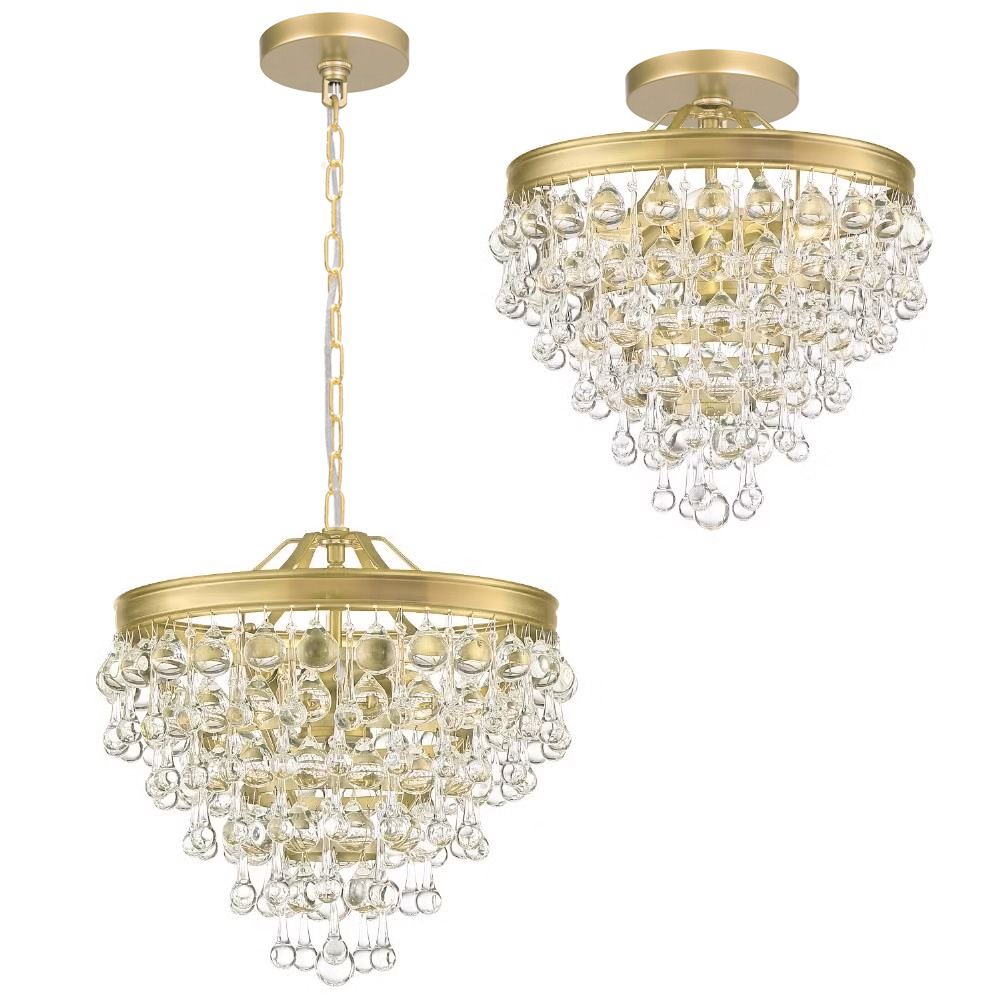 Toolight Designové osvětlení Crystal APP1621-3CP Gold
