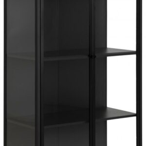 Actona Vitrína Newcastle 180 cm černá