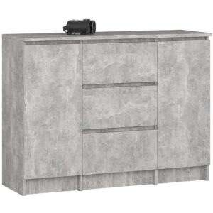 Ak furniture Komoda Girgo 100 cm beton