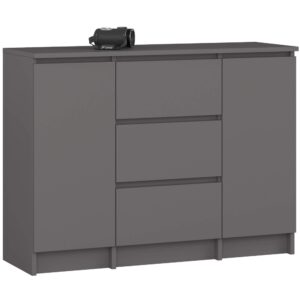 Ak furniture Komoda Girgo 100 cm grafit