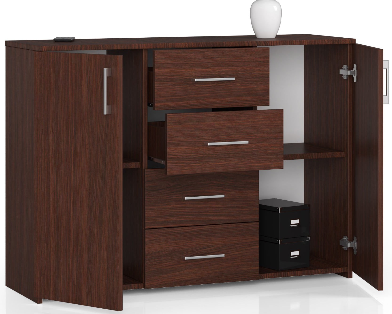 Ak furniture Komoda Torvi K 110 cm wenge - Obrázek 2