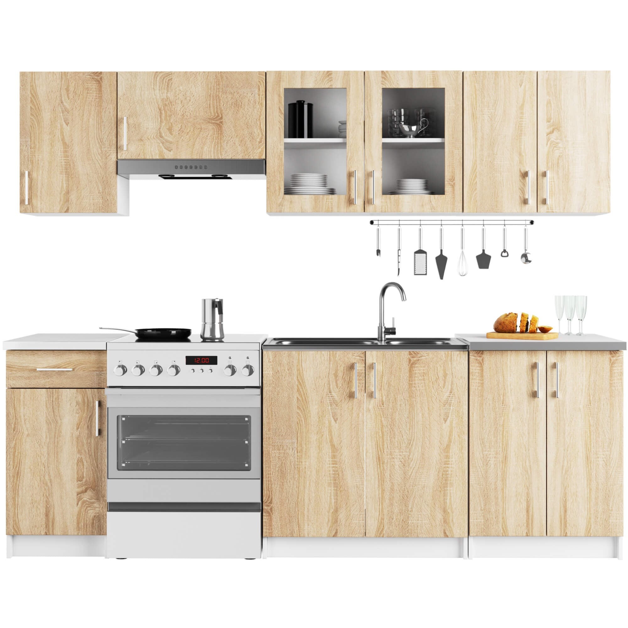 Ak furniture Kuchyňská linka Olivie 2