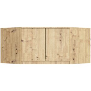 Ak furniture Nástavec na rohovou šatní skříň CLP 100 cm dub artisan