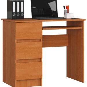 Ak furniture Psací stůl A-6 90 cm olše levý