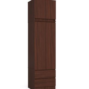 Ak furniture Šatní skříň s nástavcem STAR 60 cm wenge