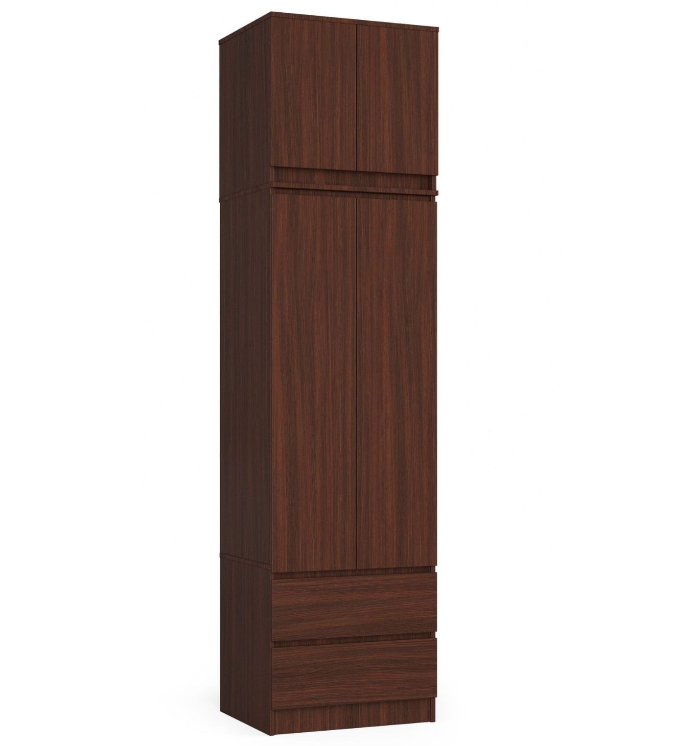 Ak furniture Šatní skříň s nástavcem STAR 60 cm wenge