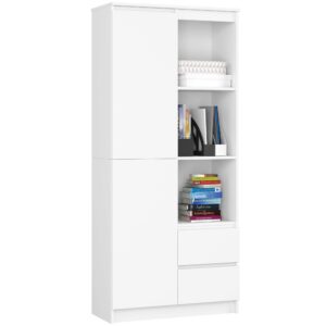 Ak furniture Skříň Rexa 80 cm bílá