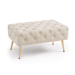 Ak furniture Taburet Madrid béžový