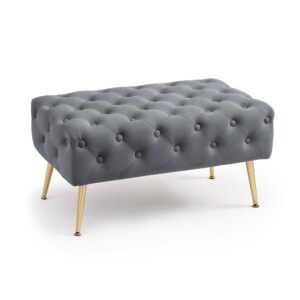 Ak furniture Taburet Madrid grafitový
