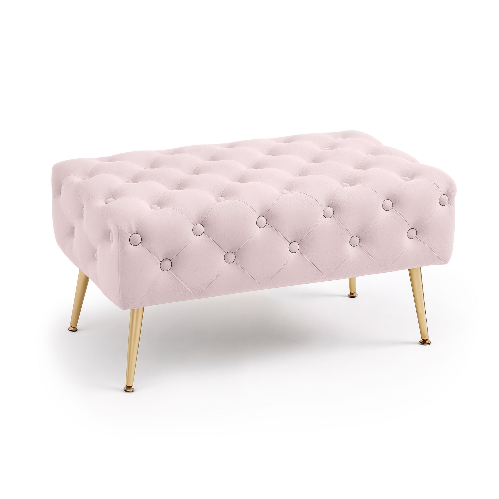 Ak furniture Taburet Madrid růžový