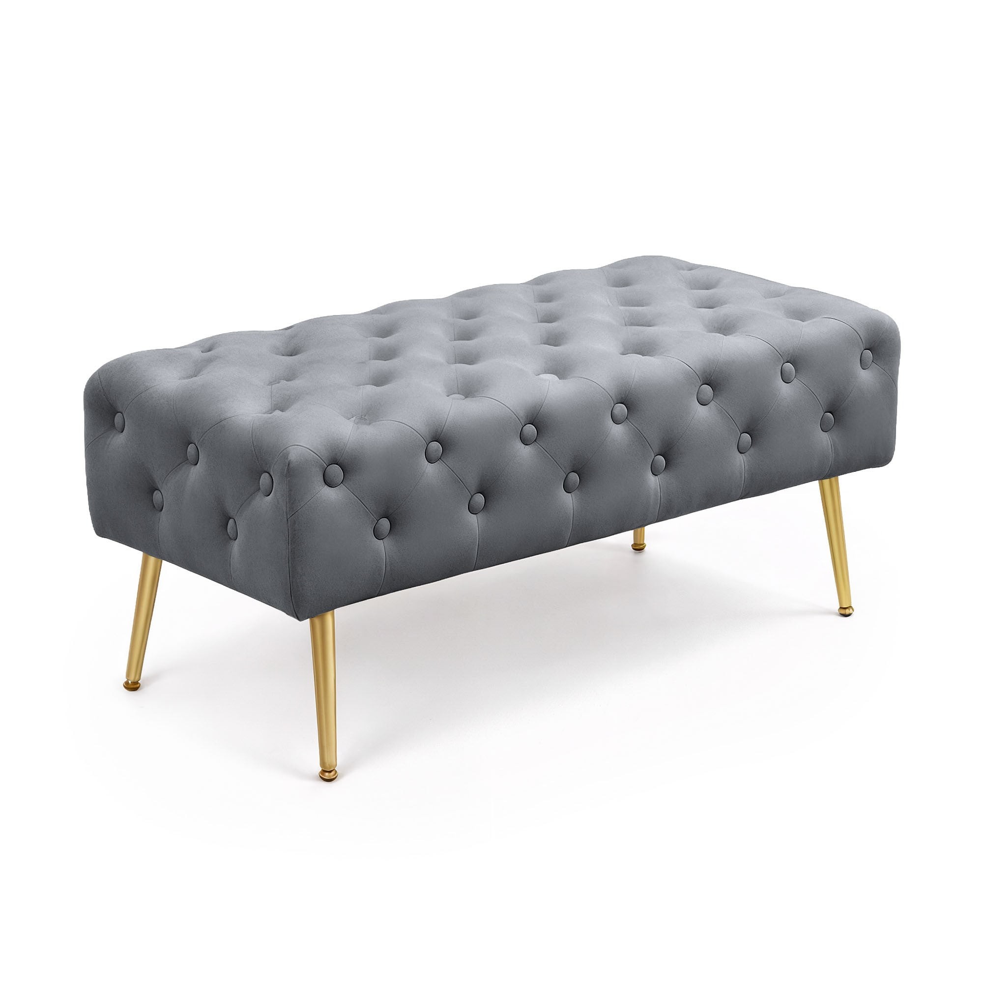 Ak furniture Taburet Monaco grafitový