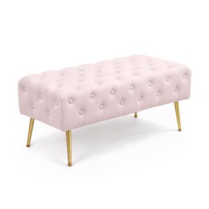 Ak furniture Taburet Monaco pudrově růžový