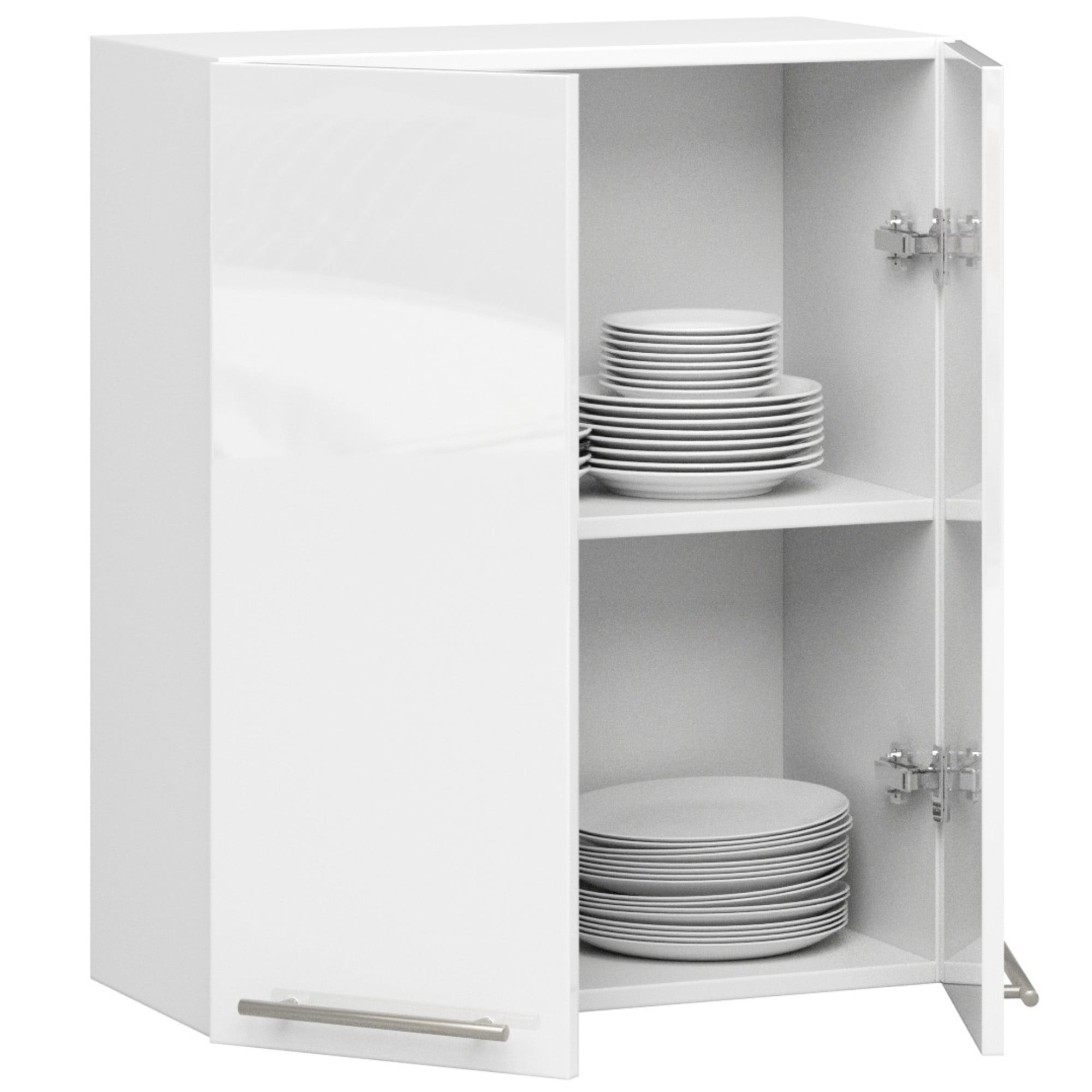 Ak furniture Závěsná kuchyňská skříňka Olivie W 60 cm bílá - Obrázek 2