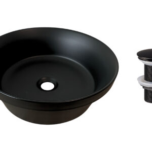 Comad Keramické umyvadlo na desku UN-MADA-MB 40x40 + výpusť Click-Clack