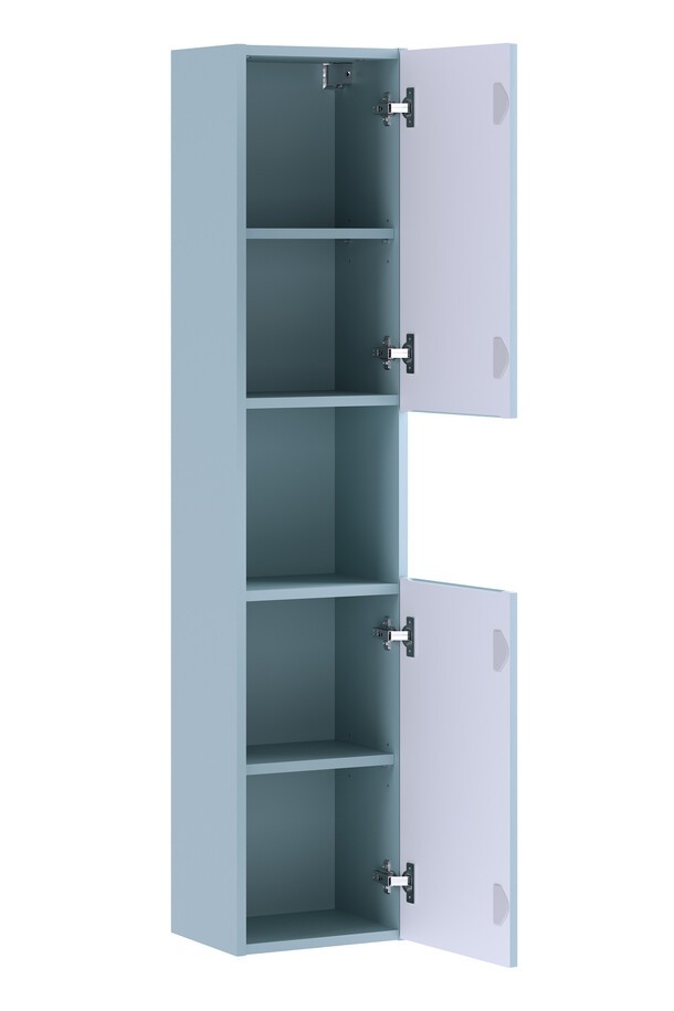 Comad Koupelnová sestava Nova Denim Beyond s deskou a umyvadlem 60 cm modrá/dub coast evoke - Obrázek 2