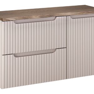 Comad Koupelnová skříňka pod deskové umyvadlo s košem na prádlo Nova Cashmere 100 kašmír