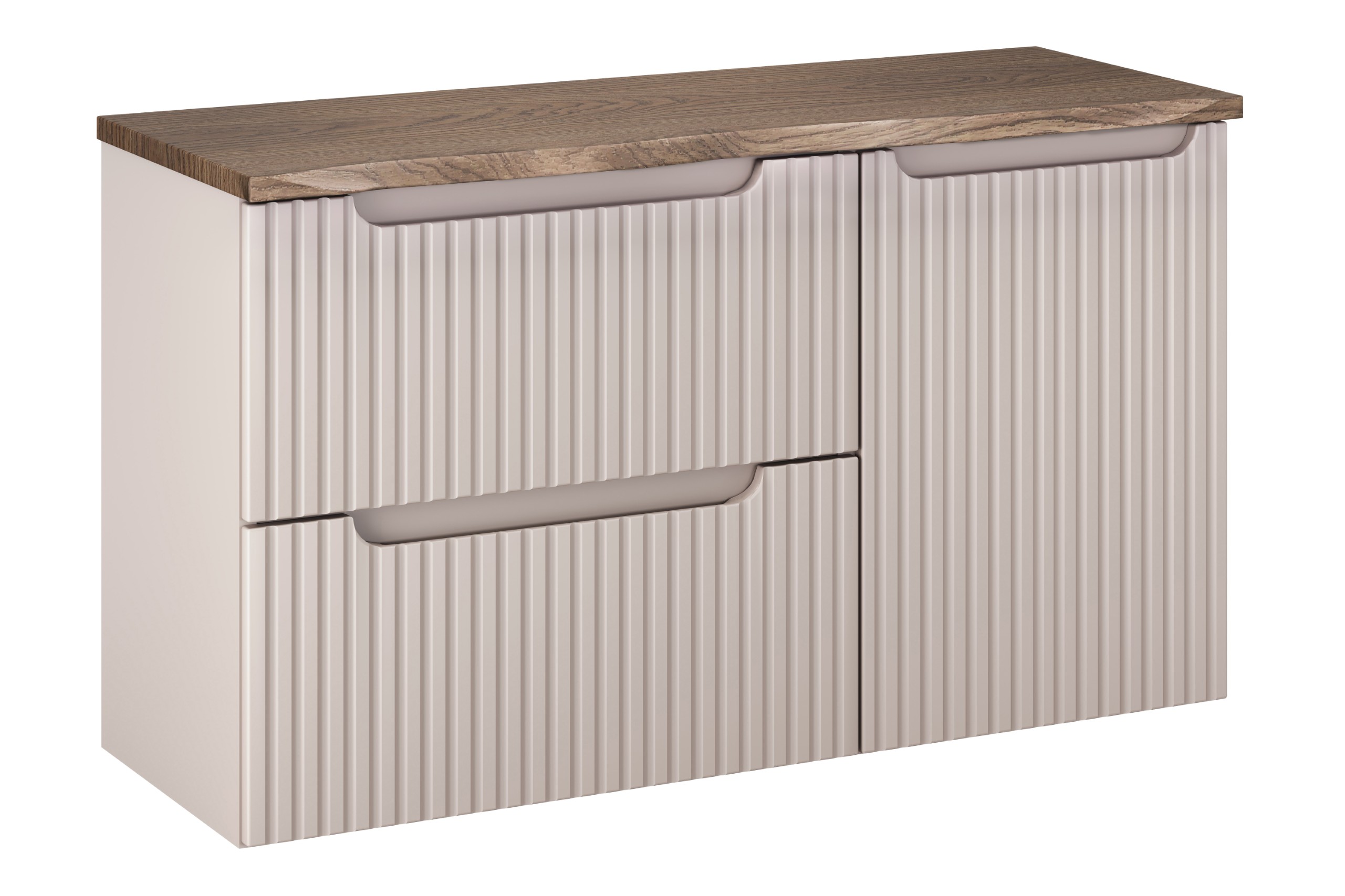 Comad Koupelnová skříňka pod deskové umyvadlo s košem na prádlo Nova Cashmere 100 kašmír