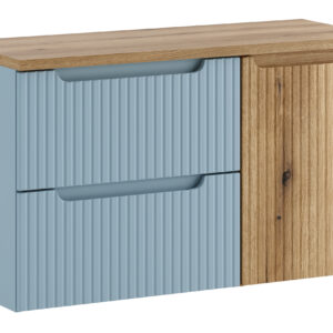Comad Koupelnová skříňka pod deskové umyvadlo s košem na prádlo Nova Denim/Coast Evoke 100 denim/dub coast evoke
