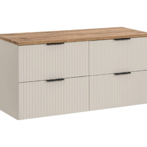Comad Koupelnová skříňka pod deskové umyvadlo set Adel Cashmere II. 120 kašmír