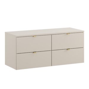 Comad Koupelnová skříňka pod deskové umyvadlo set Dalia Cashmere 120 kašmír