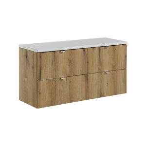 Comad Koupelnová skříňka pod deskové umyvadlo set Nova Oak II. 120 dub coast evoke/bílá