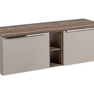 Comad Koupelnová skříňka pod deskové umyvadlo set Santa Fe Taupe 140 šedohnědá/dub santa fe