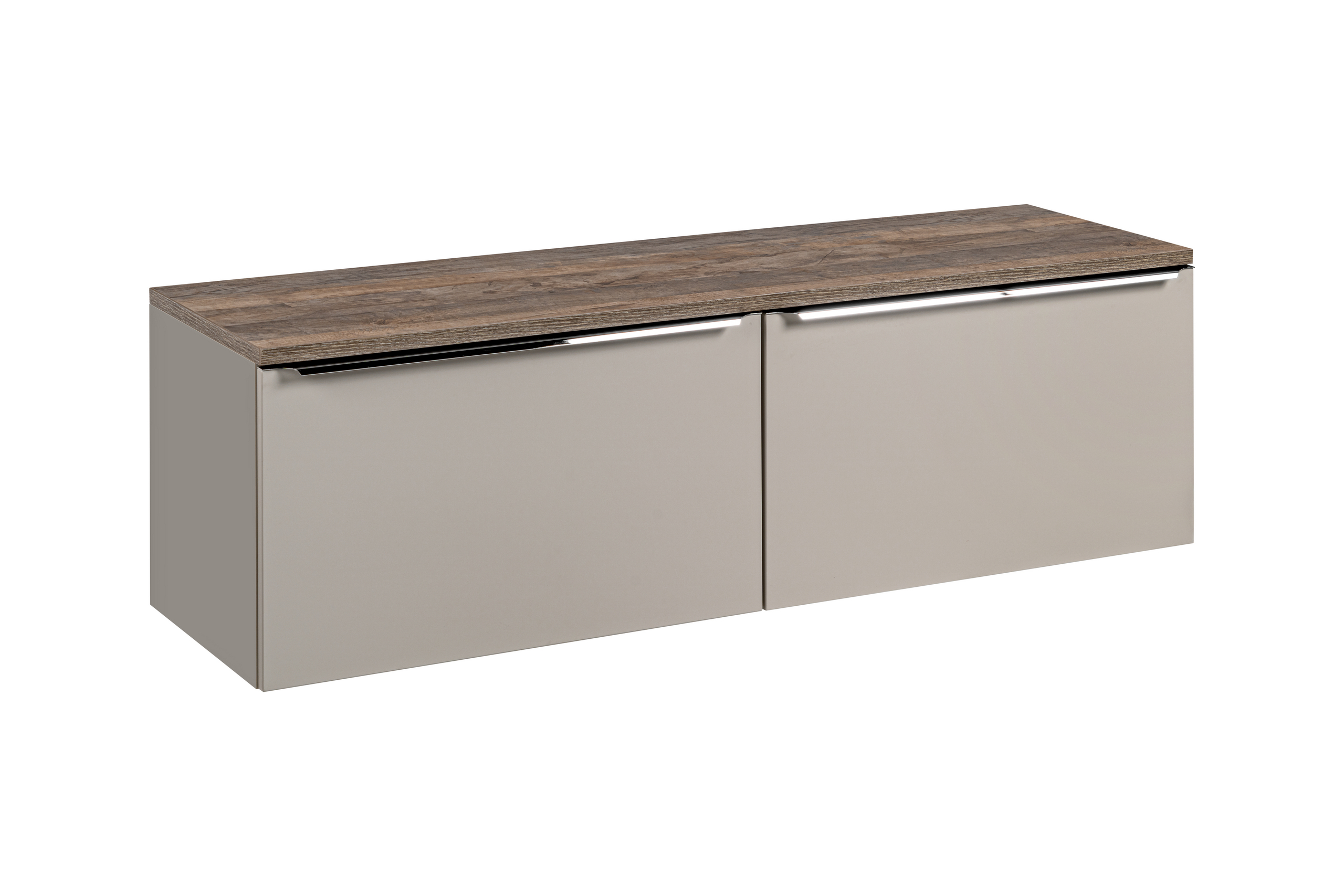 Comad Koupelnová skříňka pod deskové umyvadlo set Santa Fe Taupe 160 šedohnědá/dub santa fe