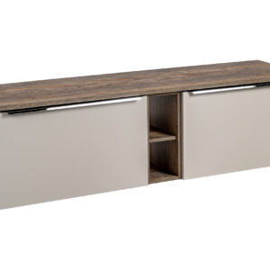 Comad Koupelnová skříňka pod deskové umyvadlo set Santa Fe Taupe 180 šedohnědá/dub santa fe