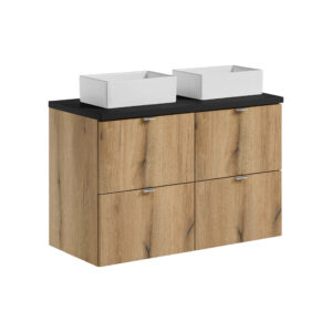 Comad Koupelnová skříňka s deskovým umyvadlem set Nova Oak 100 dub coast evoke