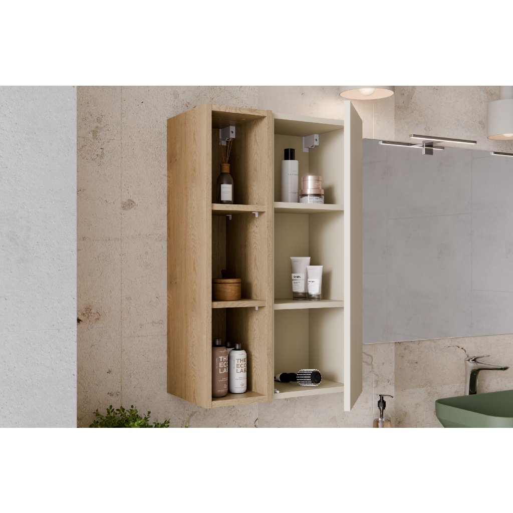 Comad Koupelnová skříňka závěsná horní Dalia Cashmere 20 dub cremona - Obrázek 2