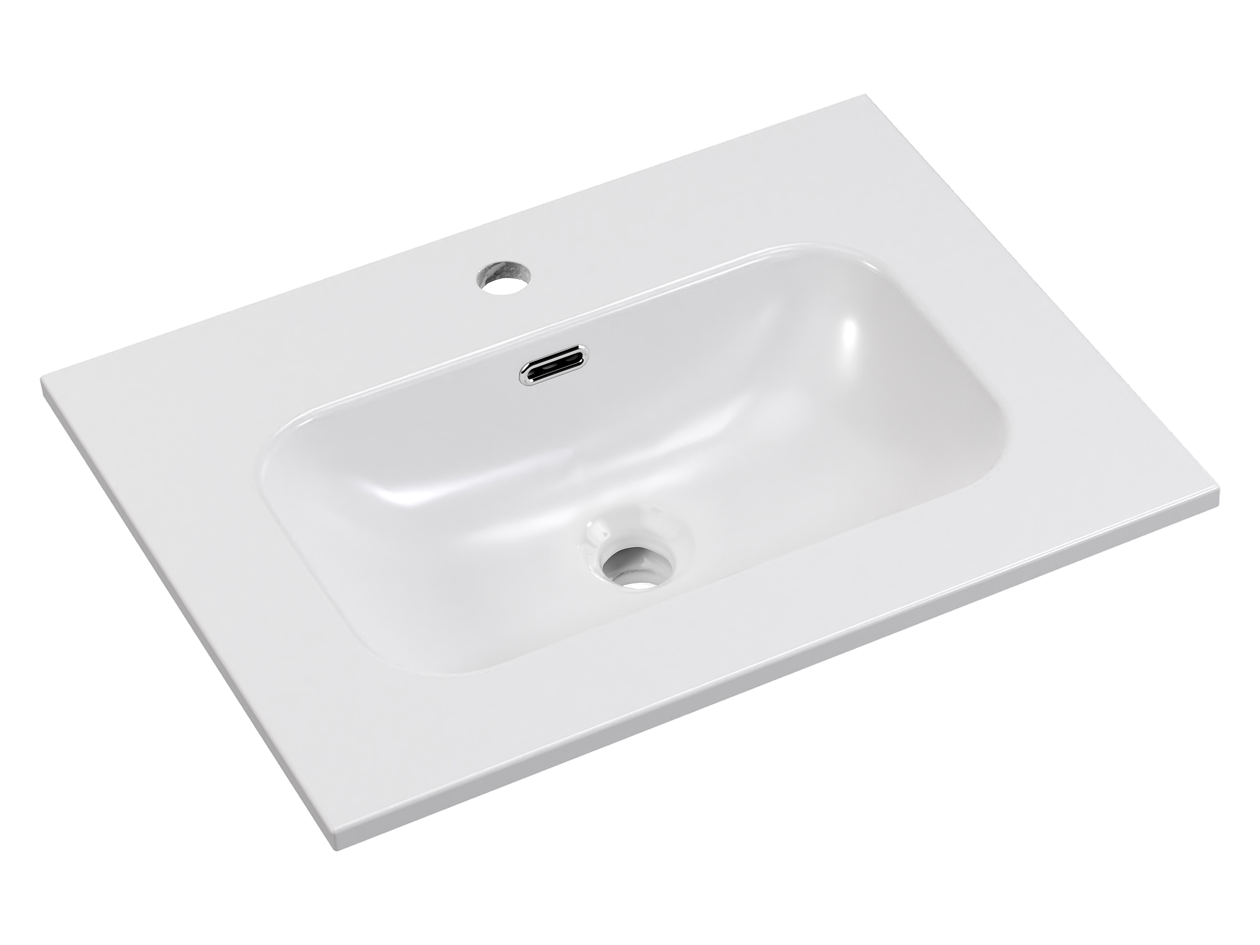 Comad Nábytkové keramické umyvadlo FLY WHITE GLOSS UM 60-46 DP