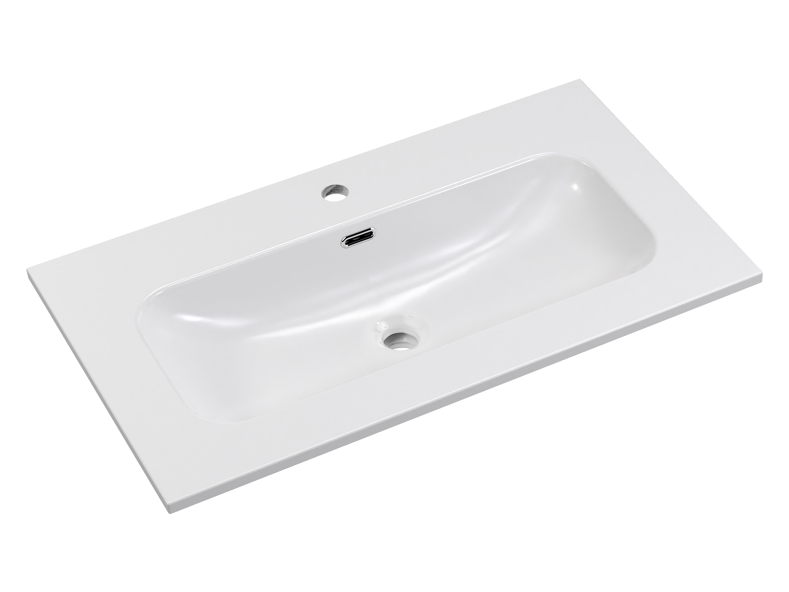 Comad Nábytkové keramické umyvadlo FLY WHITE GLOSS UM 80-46 DP
