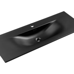 Comad Nábytkové keramické umyvadlo SKY 1 BLACK MATT 120 DP
