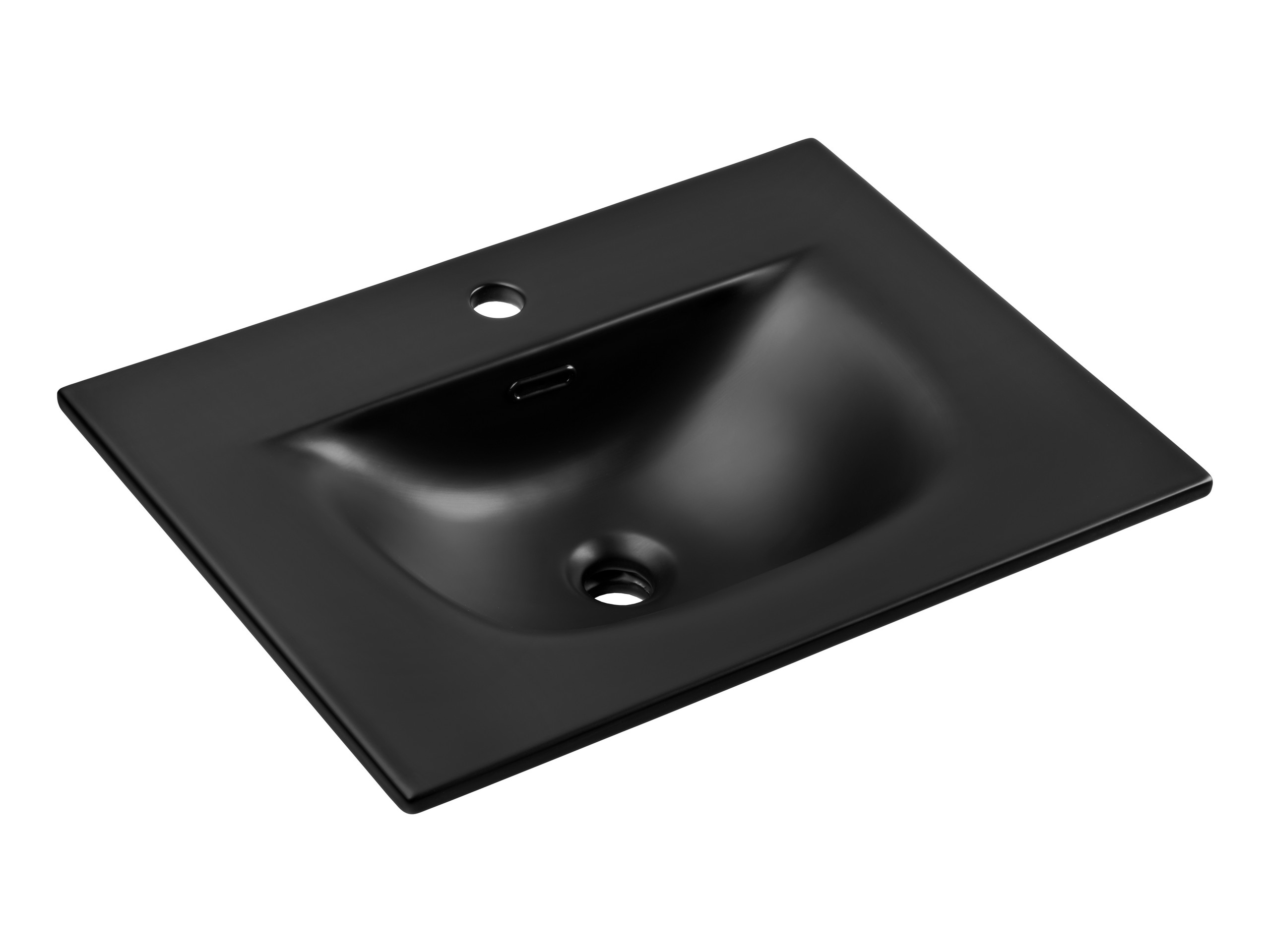Comad Nábytkové keramické umyvadlo SKY 1 BLACK MATT 60 DP