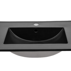 Comad Nábytkové keramické umyvadlo UM-LAVA BLACK 80 DP