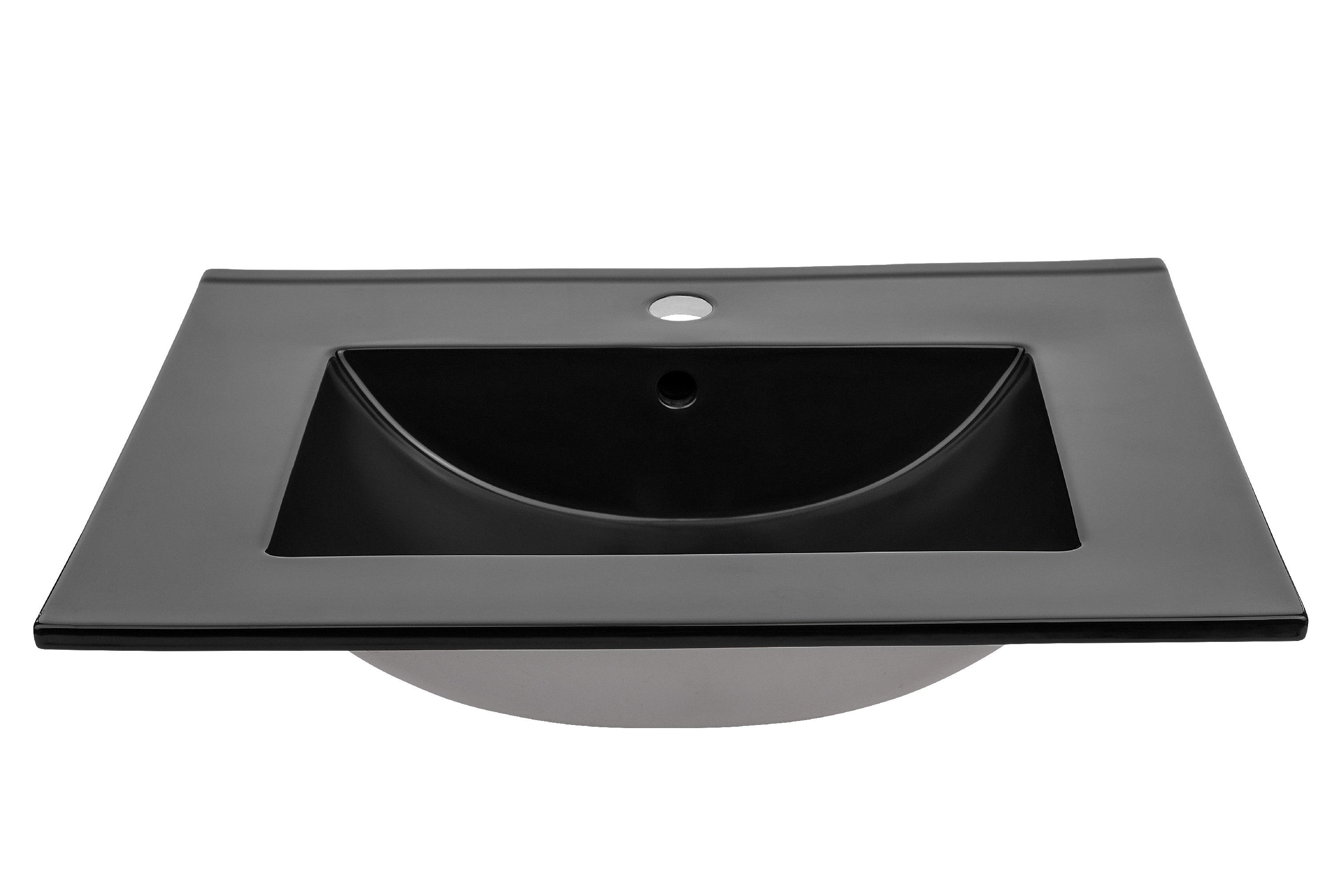 Comad Nábytkové keramické umyvadlo UM-LAVA BLACK 80 DP