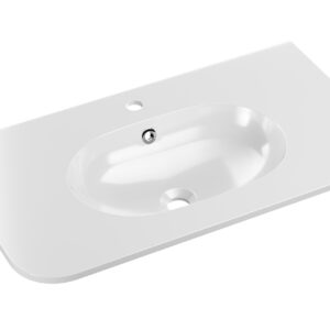 Comad Nábytkové umyvadlo z konglomerátu PURE WHITE GLOSS