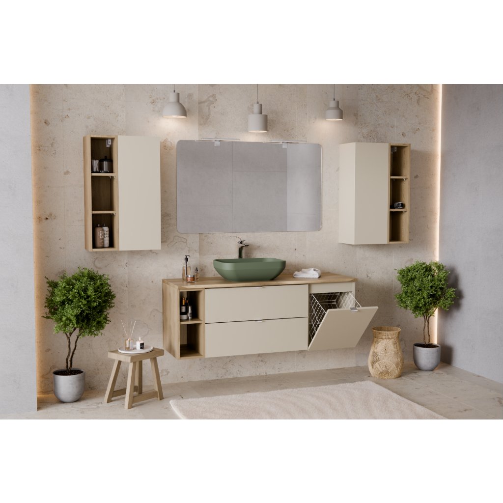 Comad Spodní rozšiřovací díl pro umyvadlové skříňky s deskou Dalia Cashmere 20 dub cremona - Obrázek 2