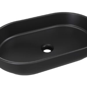 Comad Umyvadlo na desku RIVER II 55 cm černé